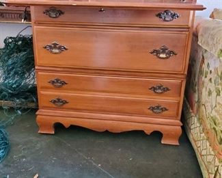 Secretary.  But not a real Secretary.  Again, I do not want to get sued, because this piece is a PIECE OF FURNITURE, PEOPLE.  It is not a real human secretary that can pour your coffee and open your mail.  You can put your coffee and mail on her though..