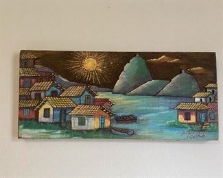 Signed Wood Art 