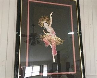 Signed original Erte (Romain de Tirtoff)
“Firebird” 119/130