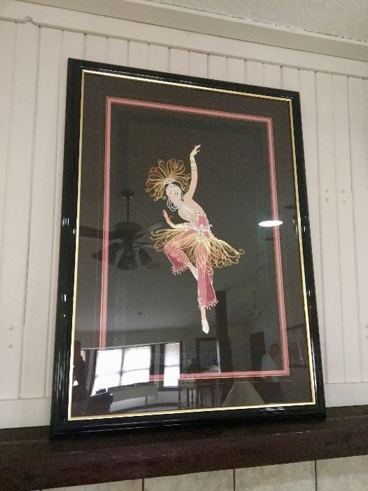 Signed original Erte (Romain de Tirtoff)
“Firebird” 119/130