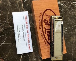 STAN MUSIAL HARMONICA & box