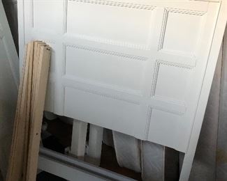 pair of TWIN BEDs, panel back