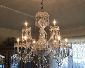 9 arm Waterford Cranmore Chandelier