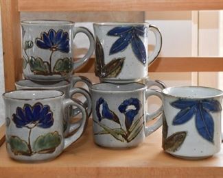Stoneware Pottery Coffee Mugs