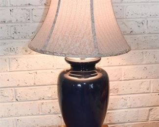 Blue Ceramic Table Lamp