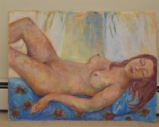 Artwork / Paintings (Lounging Nude)