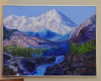 Artwork / Paintings (Mountain Landscape)