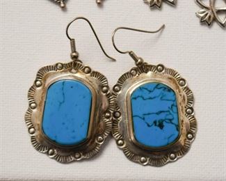 Jewelry - Earrings (some sterling, Mexican silver & costume)