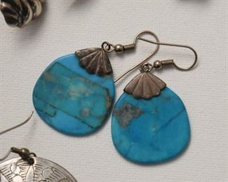 Jewelry - Earrings (some sterling, Mexican silver & costume)