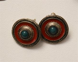 Jewelry - Earrings (some sterling, Mexican silver & costume)
