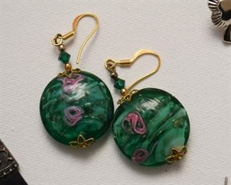 Jewelry - Earrings (some sterling, Mexican silver & costume)