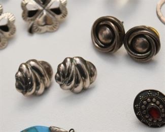 Jewelry - Earrings (some sterling, Mexican silver & costume)