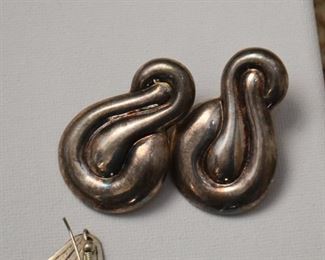 Jewelry - Earrings (some sterling, Mexican silver & costume)