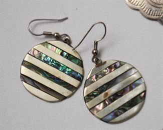 Jewelry - Earrings (some sterling, Mexican silver & costume)