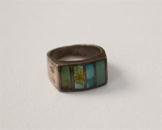 Jewelry - Rings (semi-precious stones, turquoise, some sterling, Mexican silver & costume)