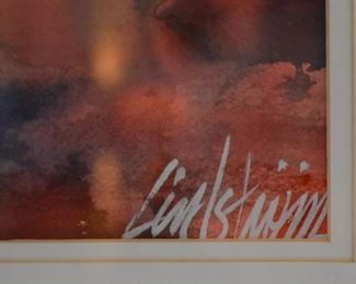 Framed Artwork, Watercolor Still Life