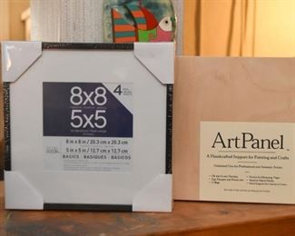 Art Supplies, Canvas, Frames