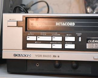 Sanyo Betacord VCR