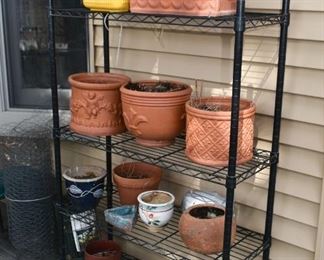 Utility Shelving, Garden Flower Pots & Planters