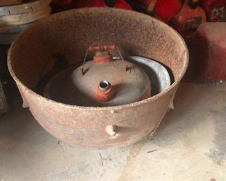 cast-iron cauldron -- you need this for creating potions