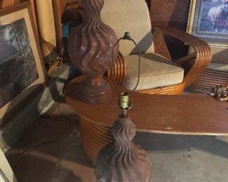 Swirly vintage lamps. You need these