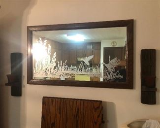 That is a mirror reflecting the future, which is fine