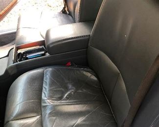 Leather seats!