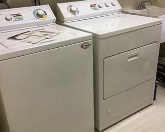 Whirlpool washer and Gas dryer
