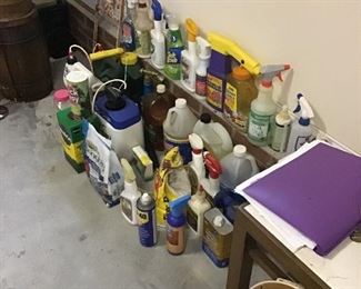 Cleaners and chemicals 