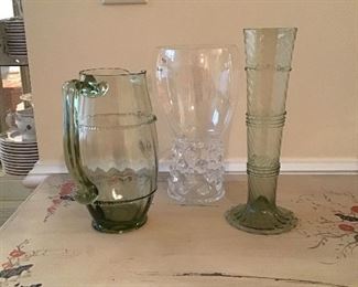 Collection of signed glass