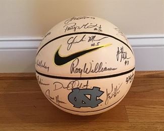 Roy Williams, Joe Holladay, Steve Robinson, Jerod Hasse signed team Basketball!,,