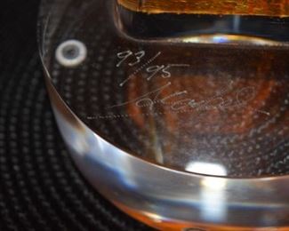 Inscribed Signature and Annotation On Base