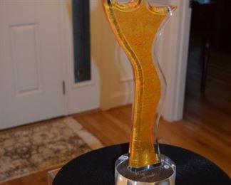 "Oscar" By Alfred Gockel, 2013 17 7/8" X 5 1/2" x 4 3/4".