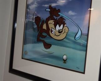 "Taz Tee-Off" Warner Bros. Silkscreen