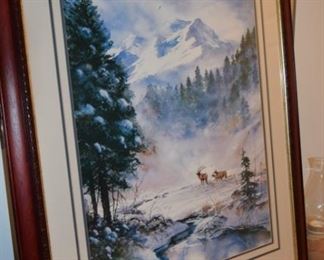 "Mountain Refuge" By Milton Lewis 878/950. 32" X 39"