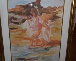 "When We Were Young" By Deborah Robinson. Serigraph. 31" X 39". 386/500