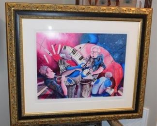 "It's Poppin Baby Can You Feel It" By Marcus Glenn. 2007 16 1/2" X 22 1/2" Seriolithograph in Color On Wove Paper.
