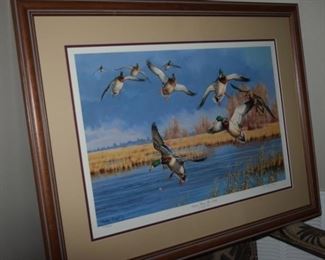 "Down From The North Mallard Ducks" By Cynthie Fisher. 16" X 22" 573/4850
