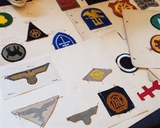 WWI and WWII badges