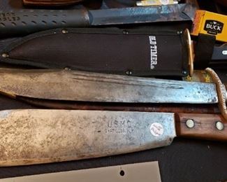 WWII and Spanish American war Knives