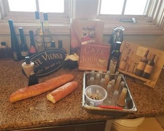 Collection of decor items