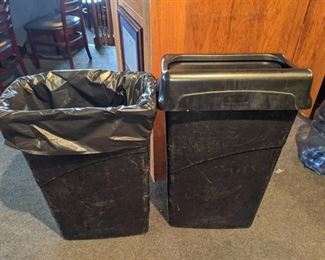 (2) Trashcans