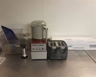 Robot coupe R2, toaster, film, and misc.