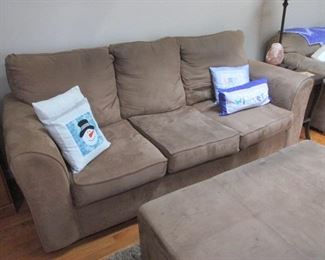 Brown Micro Fiber Sofa