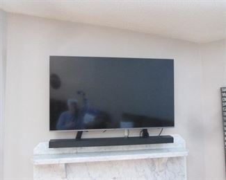 48" Samsung Flat Screen TV with Sound Bar