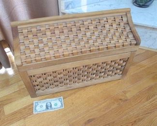 Basket Weave Storage Box