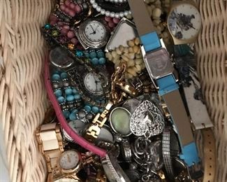costume jewelry=watches