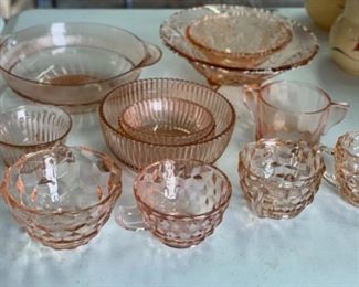 Pink Depression Glass