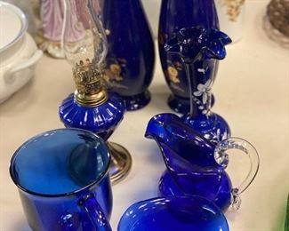 Colbalt blue glass