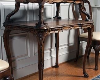 Louis XV carved dessert table